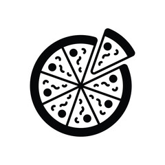 Pizza vector icon