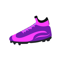 football soccer boots cartoon. sport boot, ball stadium, shoe kick football soccer boots sign. isolated symbol vector illustration