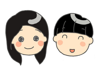 多様性の子供のイラスト