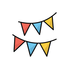 Bunting vector icon