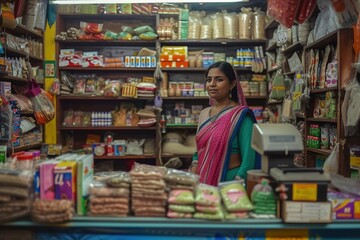 Fototapeta premium Women's Day Celebration of Indian Womens Day