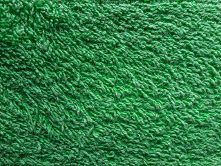 texture of the fabric, green background