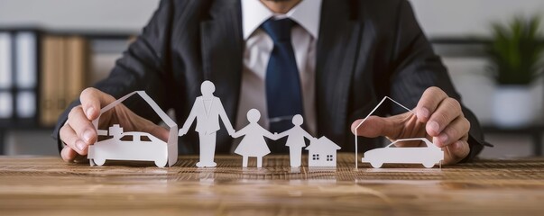 A businessperson in a suit