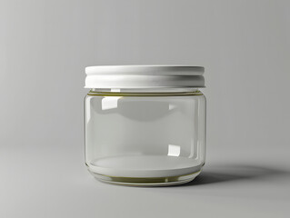 Blank jar Mockup with isolated background