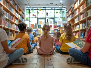Children s Author Reading Session in School Library Promotes Literacy and Learning