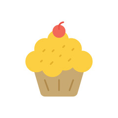 Muffin vector icon