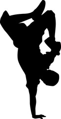 B-BOY silhouette