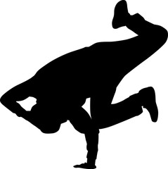 B-BOY silhouette