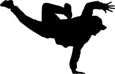 B-BOY silhouette