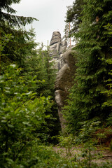 Fototapeta premium Felsenstadt in Adrspach Tschechien