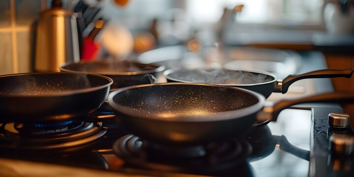 Upgrade your cooking experience with this high-performing nonstick cookware set. Concept Kitchen, Nonstick Cookware Set, Cooking, Upgrade, High-Performing