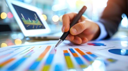 Business and Economy Skyscrapers and reflective glass curtain walls Create an atmosphere of success and organizational growth