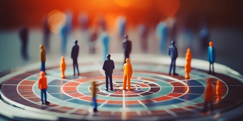 Segmenting Customers for Targeted Advertising based on Demographics and Behavior. Concept Customer Segmentation, Targeted Advertising, Demographics, Behavior Analysis, Marketing Strategy