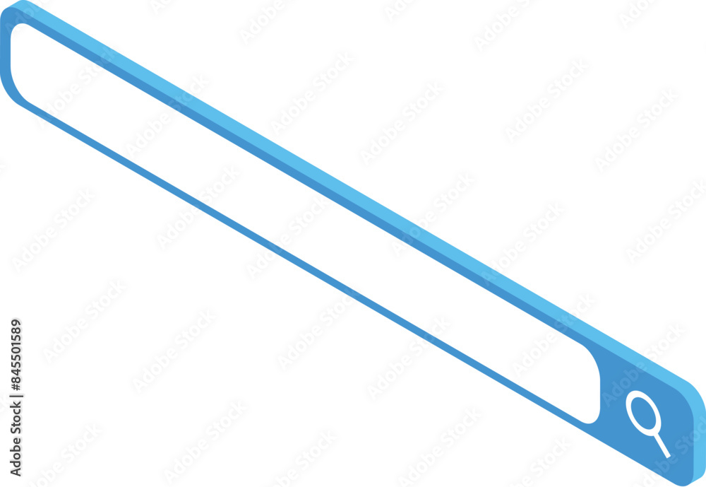 Poster empty search bar is waiting for your text being typed on keyboard