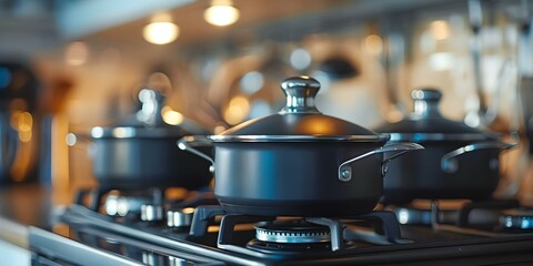 High-quality nonstick cookware set designed for optimal cooking performance. Concept Cookware Set, Nonstick Coating, Optimal Performance, High Quality Materials, Cooking Efficiency