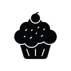 Muffin vector icon