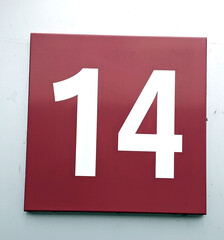 Written Wording in Distressed State Typography Found Letter Number Randsom Note 14