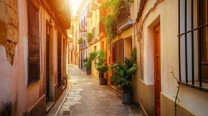 Charming Streets of a Spanish Town