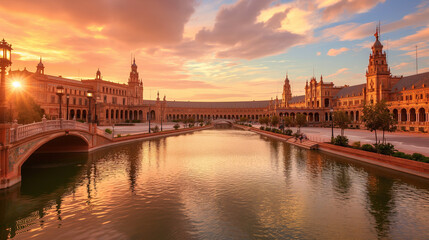 Naklejka premium Historic Spanish Architecture