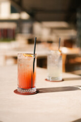 Luxury Cocktails in beach club