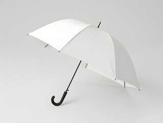 Blank opened umbrella mockup