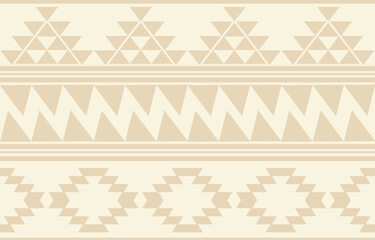 Geometric ethnic oriental ikat seamless pattern  color oriental. Aztec ornament print. Design for background ,curtain, carpet, wallpaper, clothing, wrapping, Batik, vector illustration.