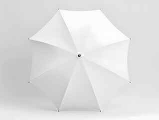 Blank opened umbrella mockup