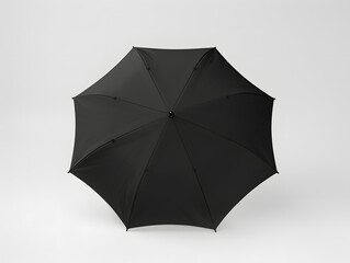Blank opened umbrella mockup