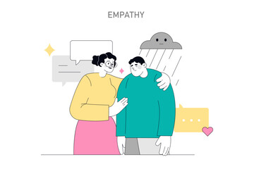 Soft Skills Flat Vector illustration.