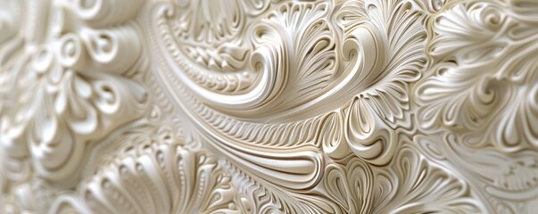 Embossed paper texture with intricate designs, 4K hyperrealistic photo