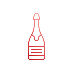 Champagne vector icon