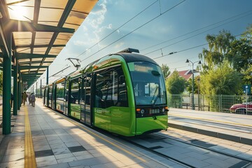 public transportation system powered by renewable energy