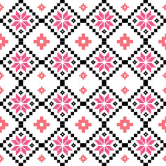 Vector stripes fabric ethnic pattern vintage abstract