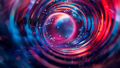 Obraz premium A swirl of colors and light is depicted in the image