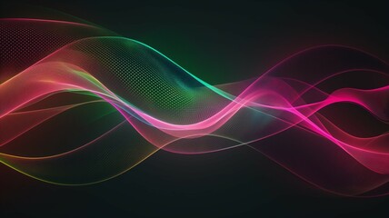 Soft light wave abstract 3D background