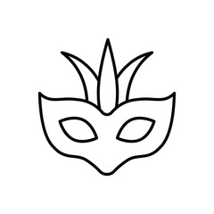 Carnival Mask vector icon