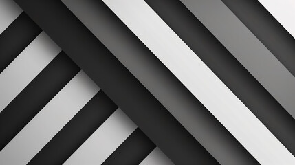 Obraz premium An abstract geometric pattern background with diagonal stripes alternating in width black and white colors