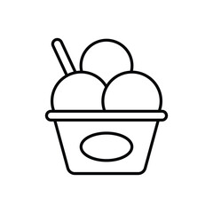 Ice Cream vector icon