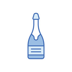 Champagne vector icon