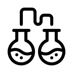 chemistry line icon
