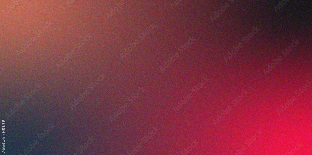 Leinwandbilder red orange grainy gradient noise texture effect. metallic rough and noise foil texture polished glos