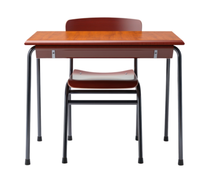 PNG School desk furniture table.