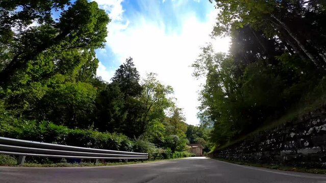 Italy Driving 0987 San Benedetto In Alpe