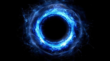 Explosive shockwave of energy with dynamic glow and futuristic effects. Vibrant cosmic burst features neon particles plasma and swirling waves, highlighting the power beauty of astronomical phenomena.