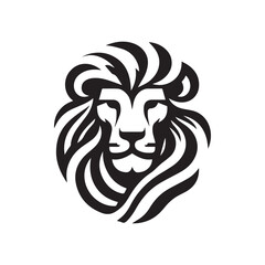 Lion silhouette Vector Logo Design