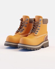 A cartoon construction worker stands confidently with arms crossed, wearing a yellow hardhat, safety glasses, and overalls. 