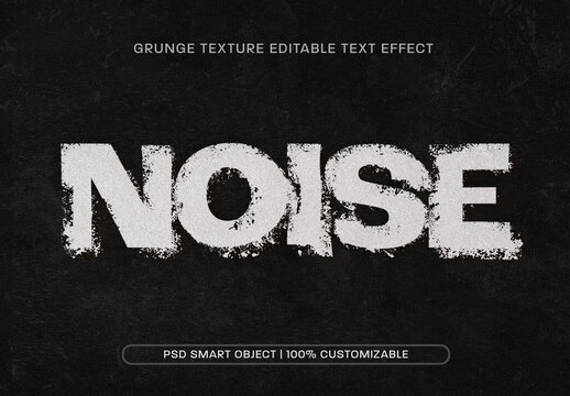 Grunge Texture Text Effect