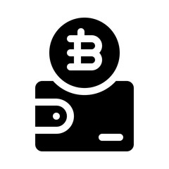 wallet glyph icon