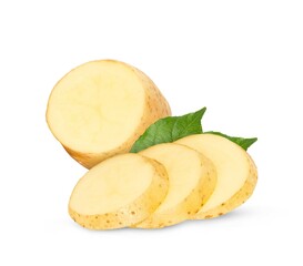 potato isolated on white background