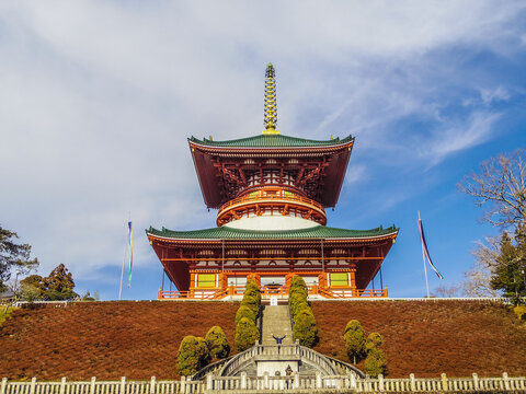【千葉県】成田山新勝寺の巨大な平和大塔